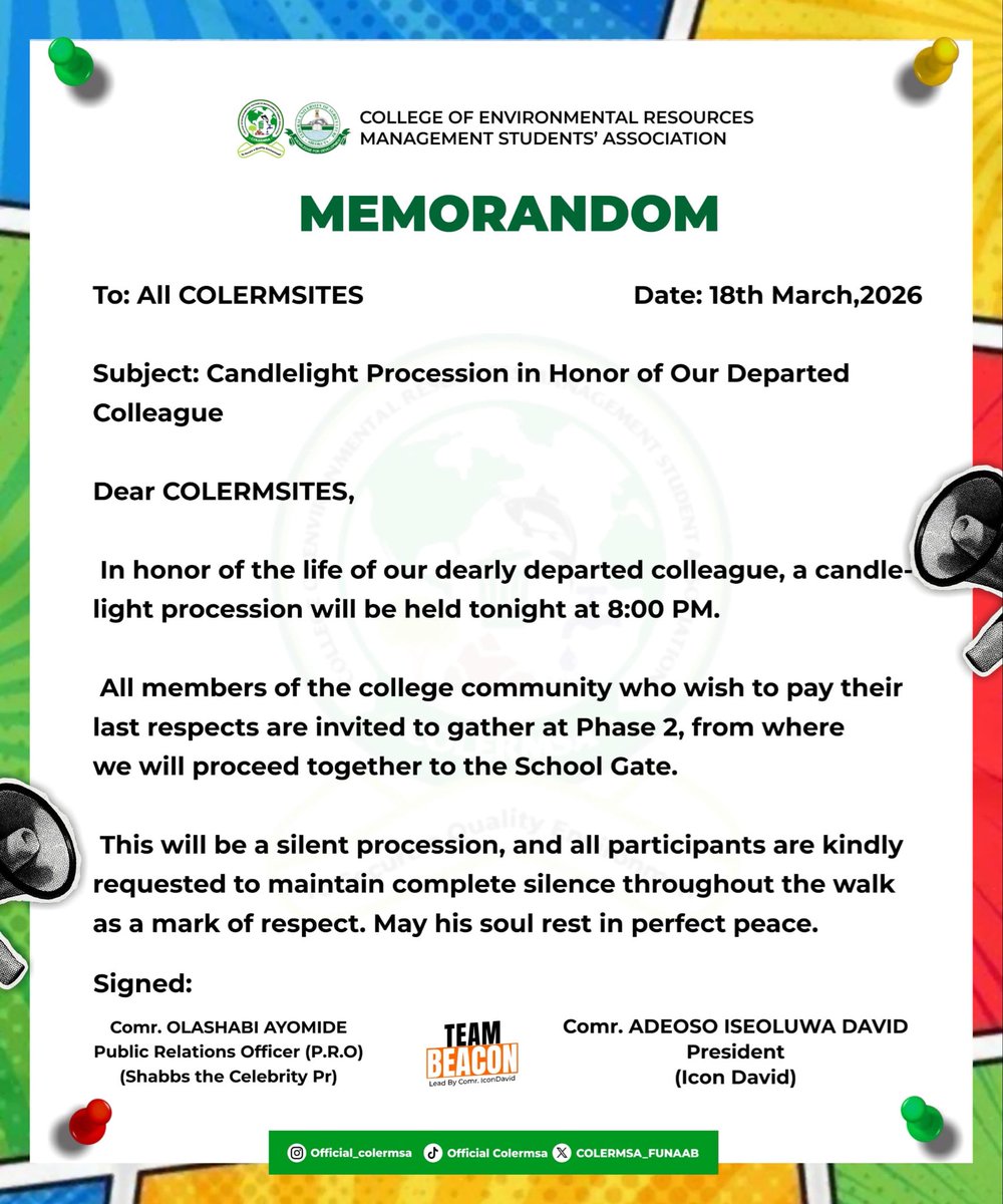 COLERMSA_FUNAAB tweet media