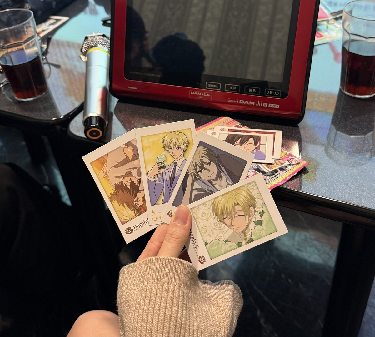 Mi_yyy5's tweet photo. 友達と5パックずつ開けた！
須王環いっぱい出てくれて神なんだ💖💖 https://t.co/aAb5j2bqhr