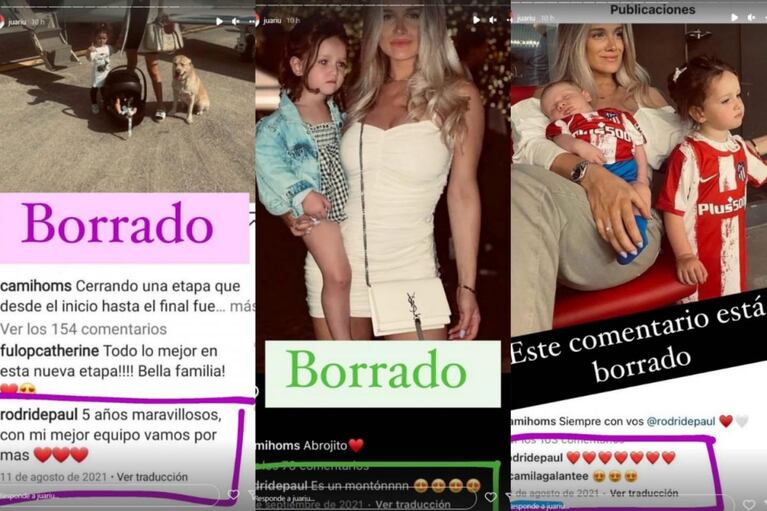 La culpa de Rodrigo De Paul es que no sirve ni para utilizar la única neurona que le funciona y borro todos los comentarios que le hacía a camila (no se veía desenamorado por lo que le ponia) xq no le daban las fechas xq ya se venia culeando a la torta de <a href="/TiniStoessel/">tini</a>