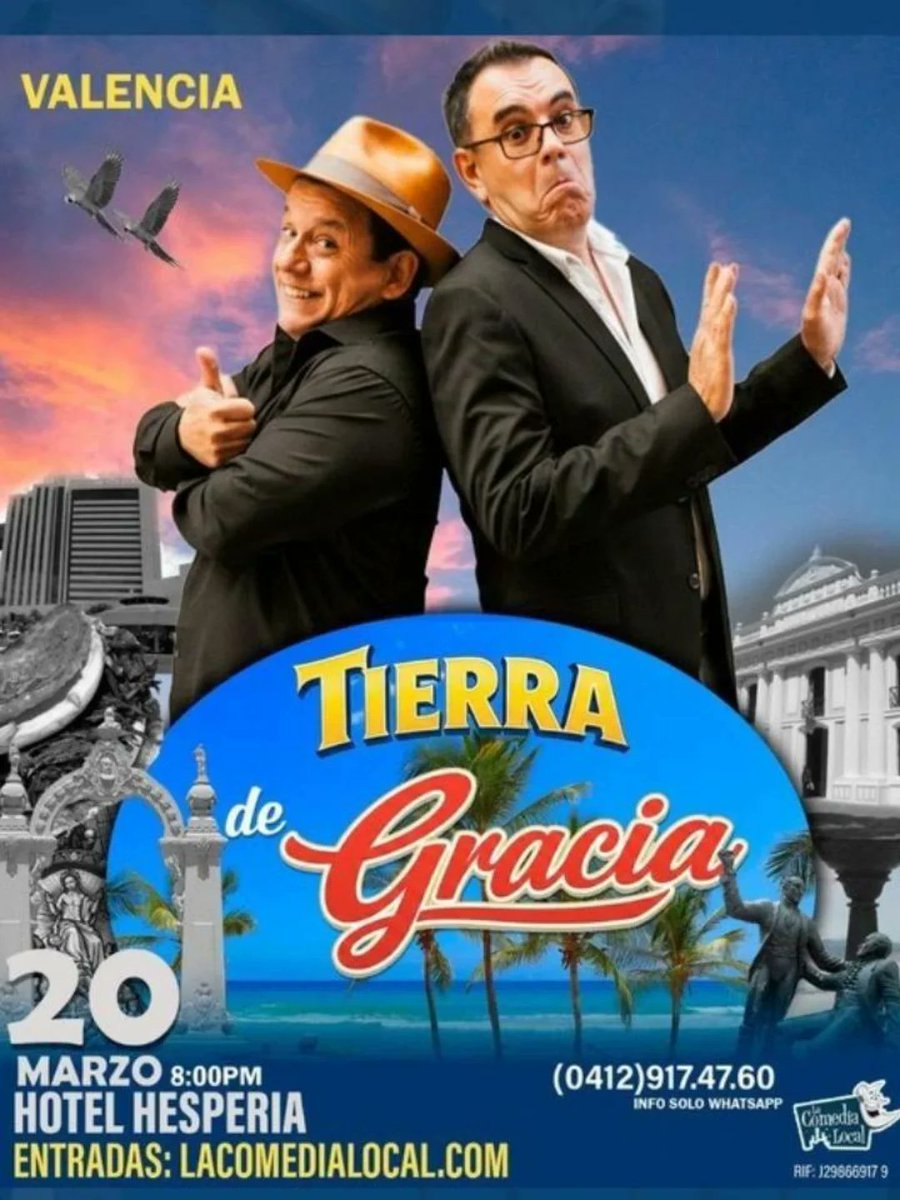 emilioloveraof's tweet photo. ¡Empezamos la gira este viernes en Valencia! 
Entradas a la venta en https://t.co/6cddu6fNrd @LACOMEDIALOCAL https://t.co/0es6STh5LL