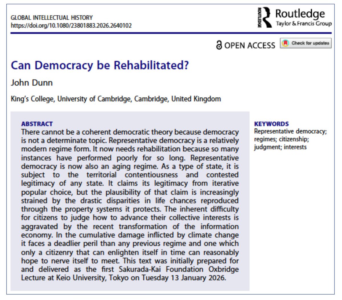 Gerardo L. Munck tweet media