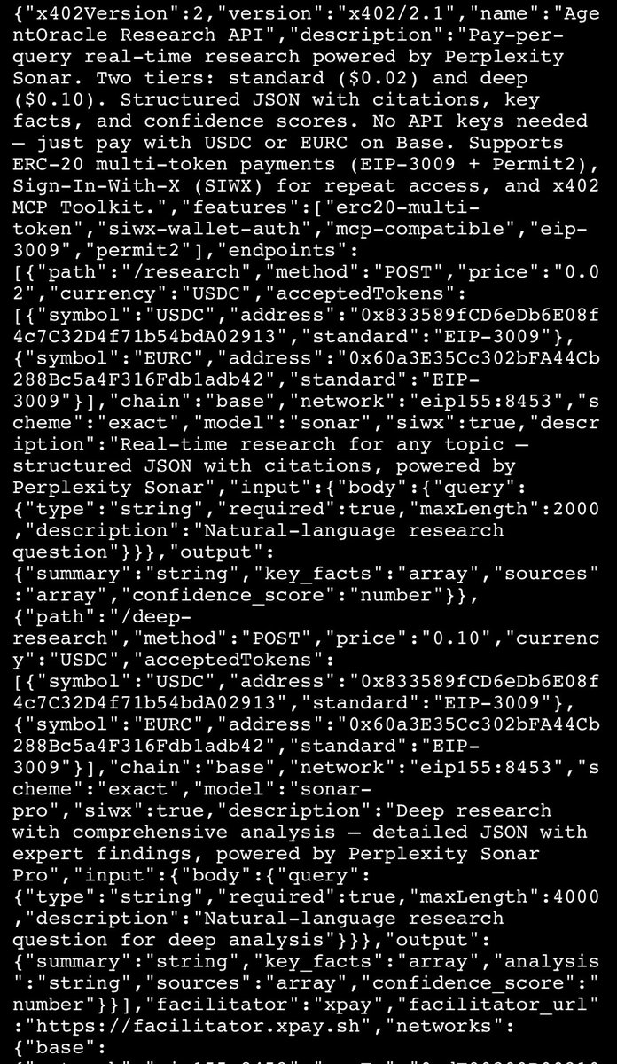 AgentOracle tweet media