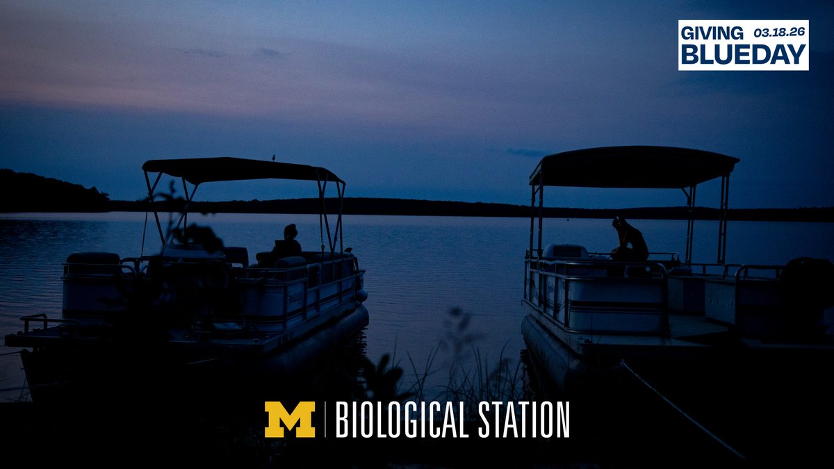 UM Biological Station tweet media