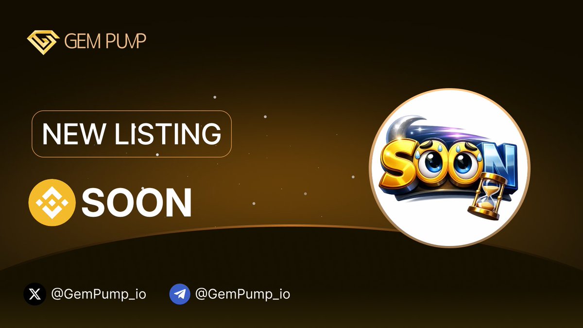 Gempump_io's tweet photo. 👏 #SOON listed on https://t.co/0O39wVbuPx 

📄 CA:0x96416d74250d13561A58F71CEe2a7b3f0ccBBDBB

 🌐 TG：https://t.co/QE3iKMRWZ7

 ✖️ X：https://t.co/UaB4ZQOXsl

💎 GemPump：https://t.co/2bTiLLr094

#NewListing #GemPump #100xGem https://t.co/a5fHckRcRJ