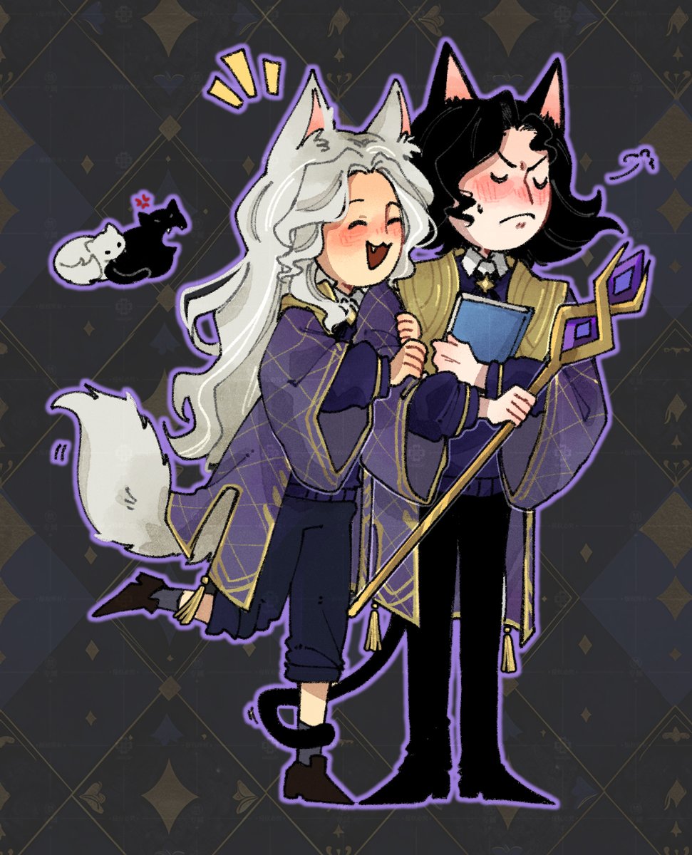 NekoMiaa's tweet photo. Merlin x Cyran 

art by @Seharuuchan 

#Cyran https://t.co/OdMqVPtrrw