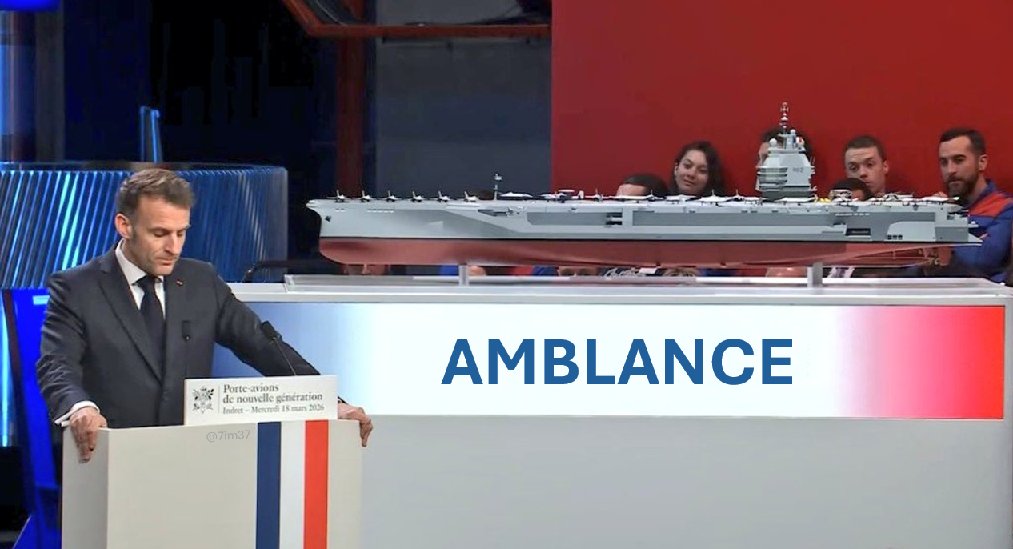 7IM37's tweet photo. #PorteAvion #Macron #EtLeU #Amblance #FranceLibre https://t.co/p9GAzbGfpz