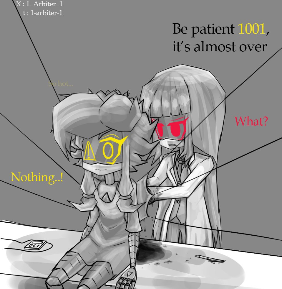 1_Arbiter_1's tweet photo. [#murderdrones  #murderdronesfanart #murdedrones #cyn #cyndoll
#buttonbow
#murderdronescyn #murderdronesdoll #doll #mdtwt]
A little addition to this post
. 
А в дурке разве таким занимаются? https://t.co/y2E2LUV9A7