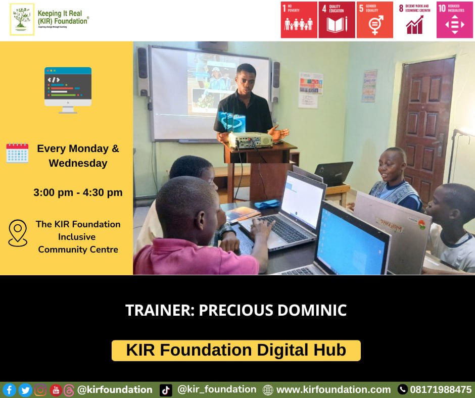 kirfoundation's tweet photo. 💻 #TechWednesday 🚀
Today, young learners like Prince gain practical digital skills with @preciousdo32073.
📚 Today’s focus
🔹CSS for design and layout
🔹CSS with HTML
🔹User-friendly web pages
Partner
@gtbank: 0052683160 | ₦30k
Volunteer: https://t.co/OsuXSyG9TU
#SDG4 https://t.co/lZ0pLlaYOZ