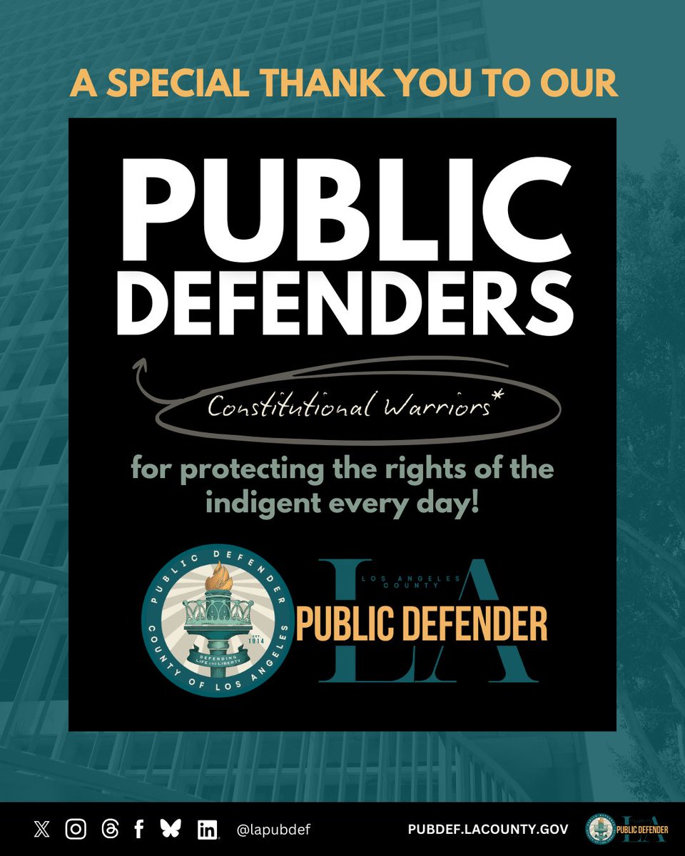 LA County Public Defender's Office tweet media