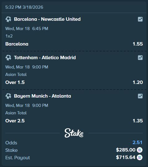 VicoGambles's tweet photo. 🔒SOCCER SLIP🔒

💰 If it CASHES:

$5 x 5 💸
Like / Retweet &amp; Tag 2 Homies💸 https://t.co/CBZNdv2gnY