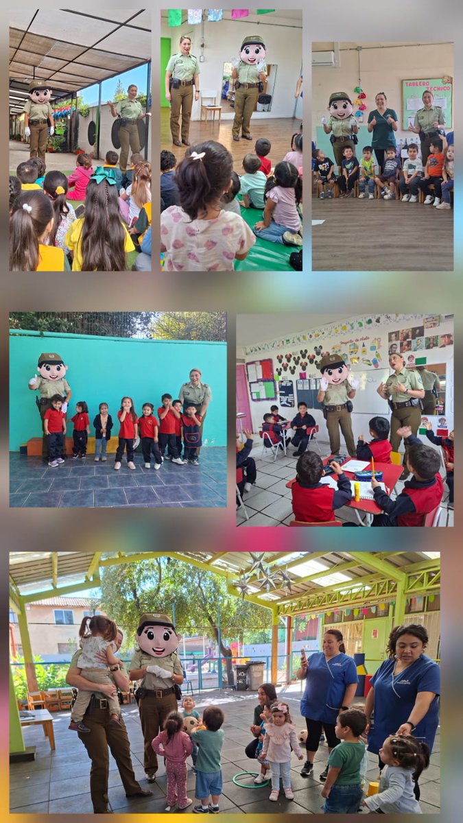 carab_ohiggins's tweet image. En el contexto del regreso a clases, @CarabMICC de la 1° Comisaría #SanFernando visitó diversos jardines infantiles de la comuna para dar la bienvenida a este nuevo Año Escolar 2026. Durante la jornada, se presentó a una nueva integrante (corpóreo), quien estará visitando a los