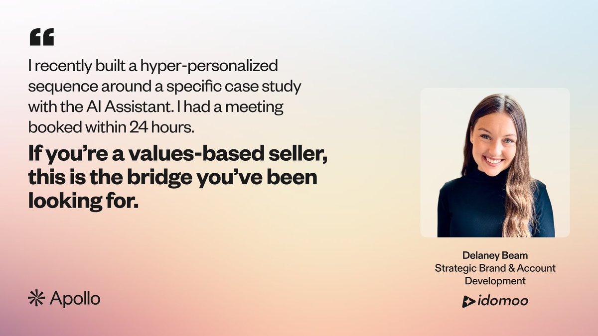 Apollo.io tweet media