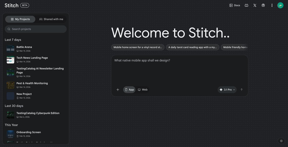 Google Stitch launches an AI-native canvas with DESIGN.md and voice mode