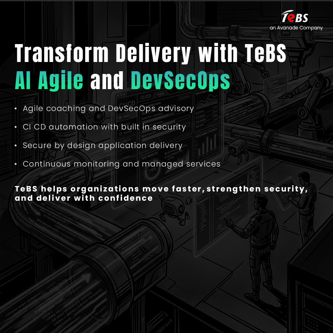 Total_ebiz's tweet photo. AI in #Agile and #DevSecOps is evolving rapidly, reducing delivery friction from code commit to secure deployment.
Accelerate innovation and build safer software with TeBS AI Agile and DevSecOps Services:
https://t.co/MKzTYRMn5t

 #AIInSoftware #SoftwareDelivery #Automation https://t.co/j5Bm8jRrGi