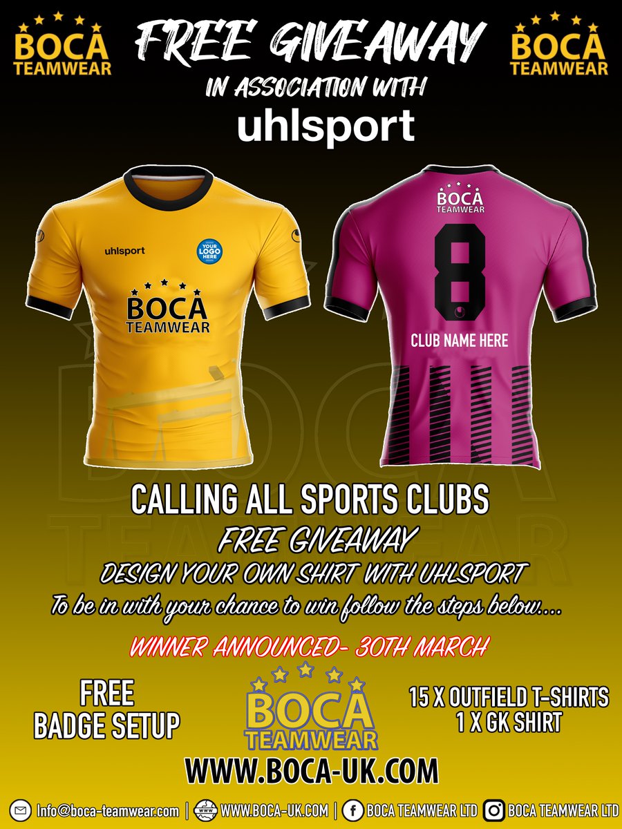 Boca Teamwear Ltd tweet media