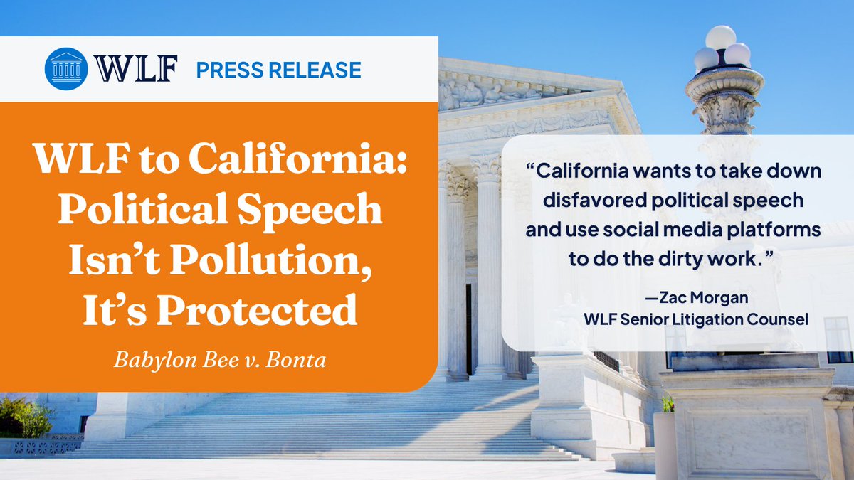 Washington Legal Foundation tweet media