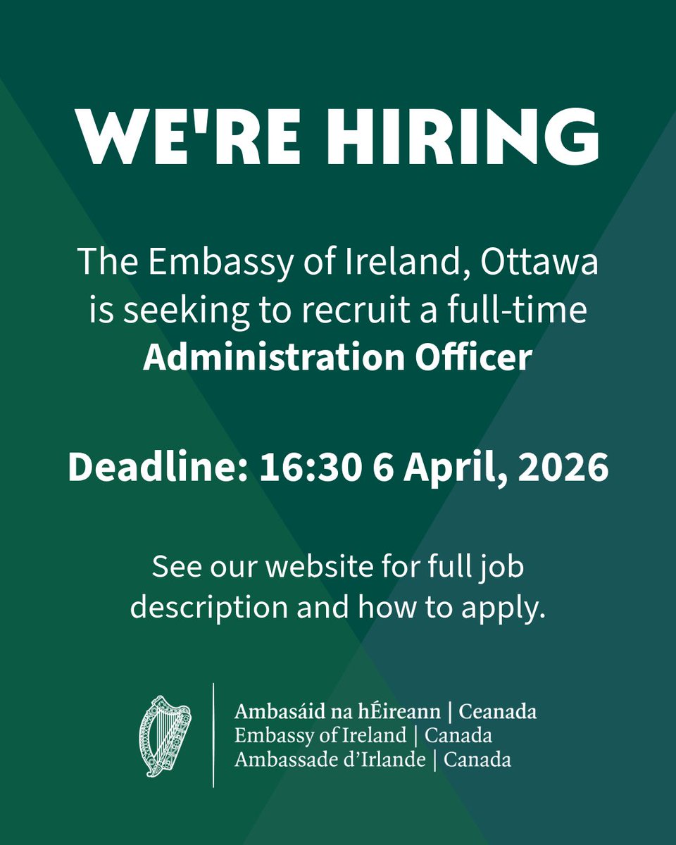 Irish Embassy Canada tweet media