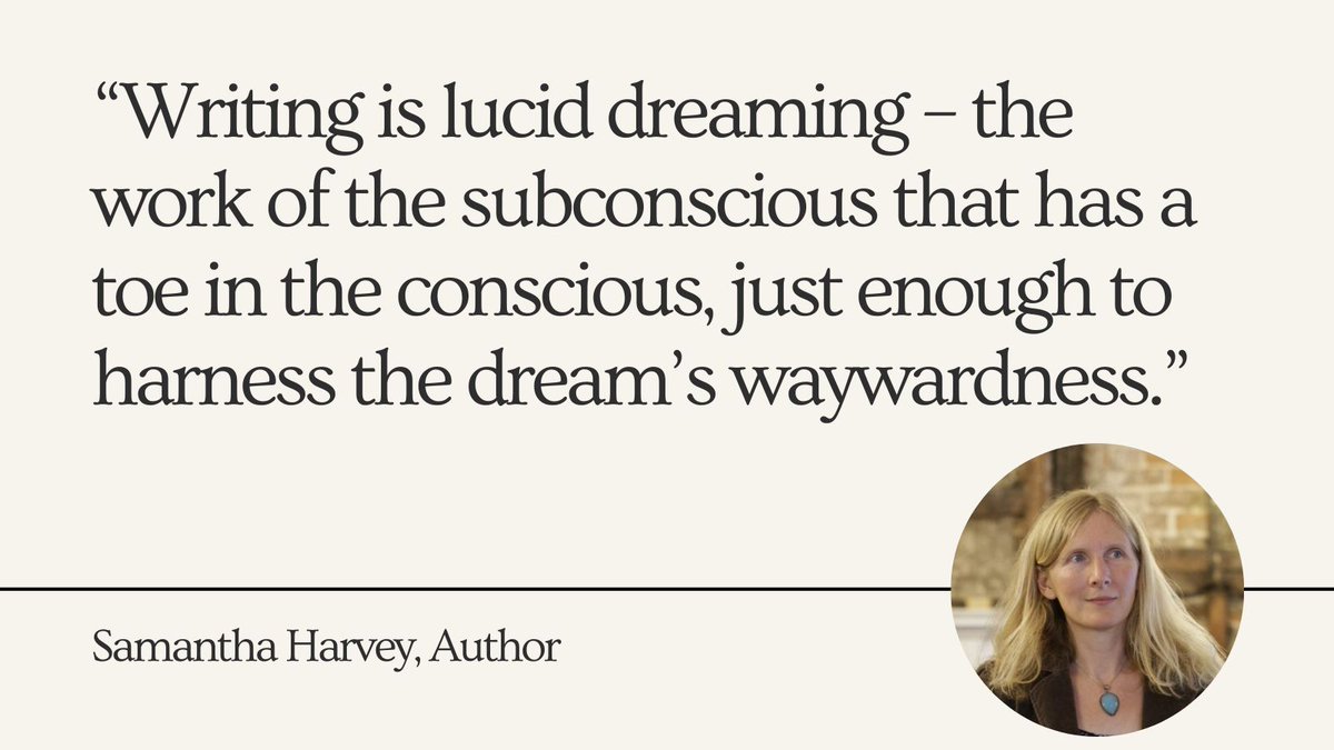 bluepencil_edit's tweet image. “Writing is lucid dreaming – the work of the subconscious that has a toe in the conscious, just enough to harness the dream’s waywardness.”

— Samantha Harvey, Author of 'Orbital'.

#authorquote #writercommunity #writersoftwitter