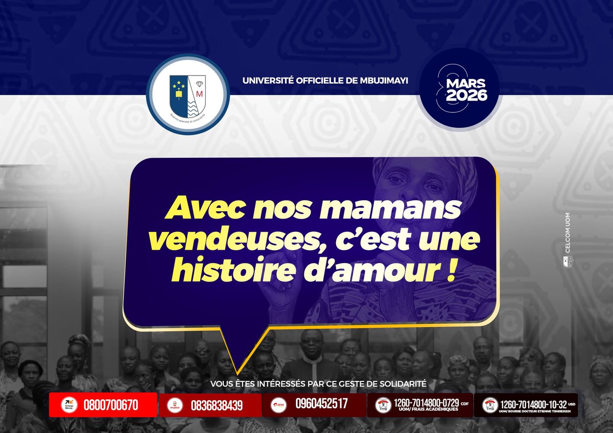 Université Officielle de Mbujimayi tweet media