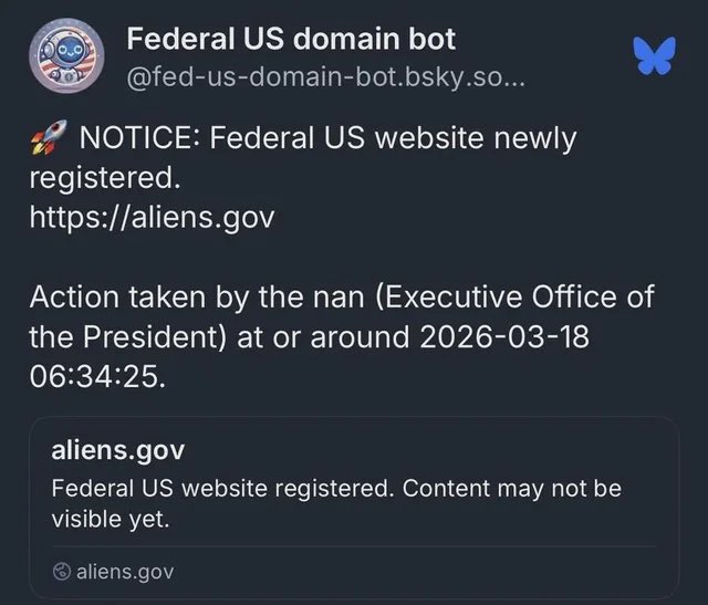 🚨 An interesting domain has been registered