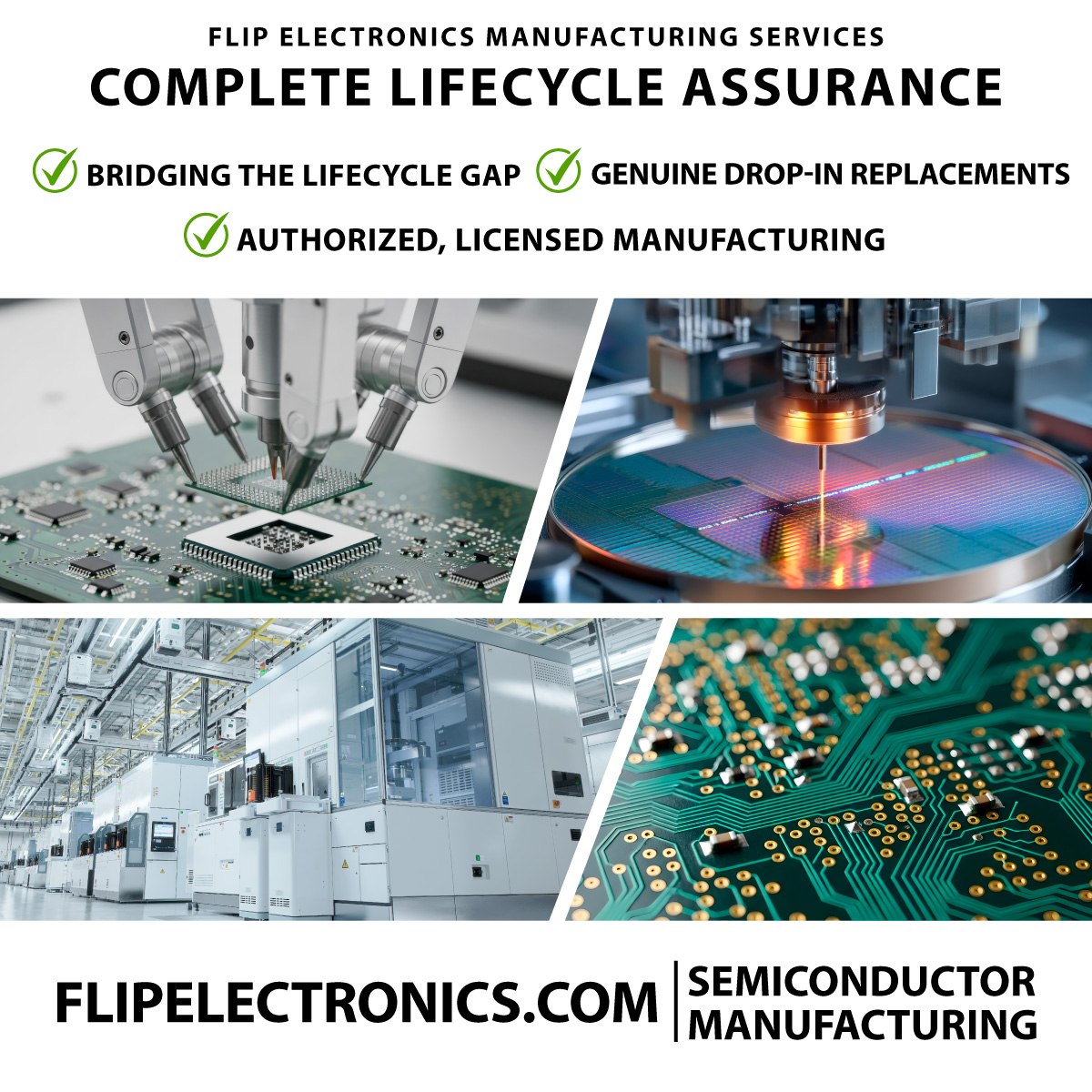 Flip Electronics Manufacturing Services (FMS) expertise in critical military and aerospace applications provides extended manufacturing solutions designed to support long-lifecycle programs.

Explore our FMS inventory: flipelectronics.com/Manufacturers/…