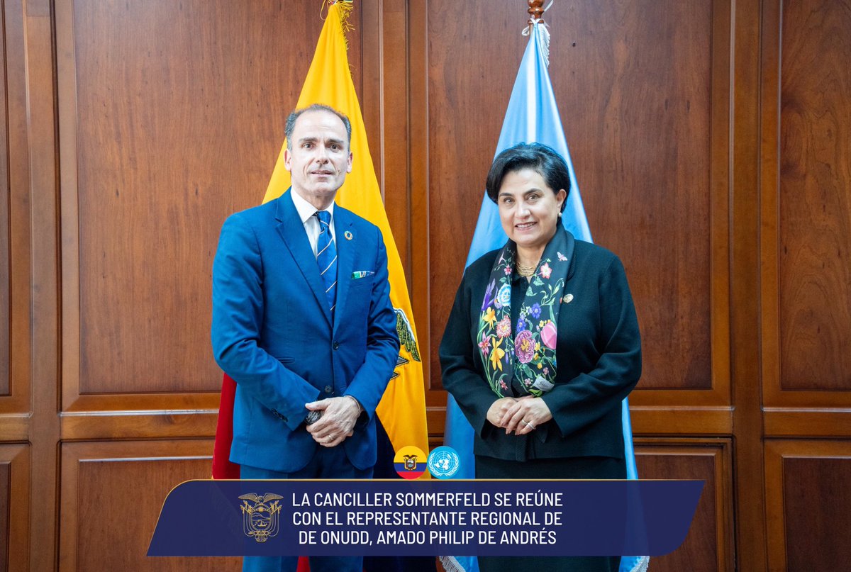 Cooperación por la seguridad y desarrollo

La canciller <a href="/gabisommerfeld/">Gabriela Sommerfeld</a> y el Representante Regional de la Oficina de Naciones Unidas contra la Droga y el Delito, Amado Philip de Andrés, analizaron proyectos de prevención de la delincuencia, y evaluaron el Plan Compromiso Ecuador