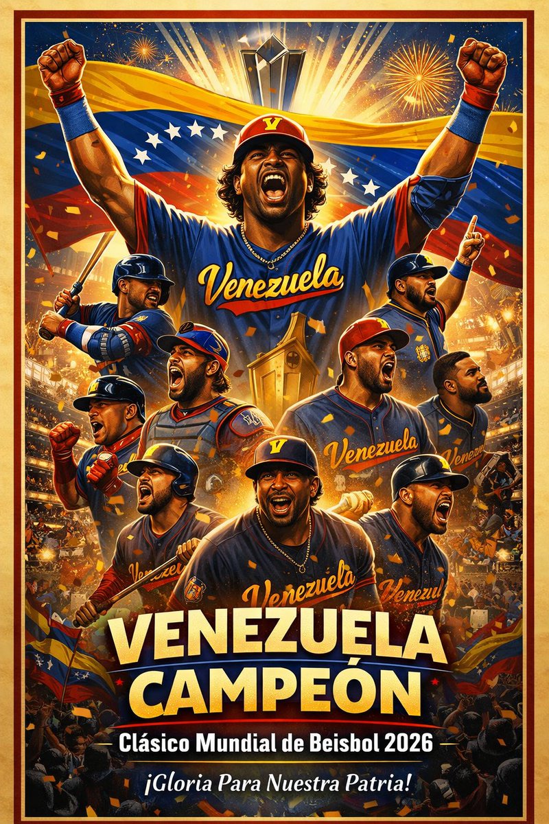 ElioRojas_'s tweet photo. La histórica victoria de Venezuela en el Clásico Mundial de Béisbol trasciende el diamante; es un bálsamo de fe y un símbolo del renacer nacional. Damos gracias a Dios por este triunfo que une nuestros corazones y refuerza la esperanza sembrada desde el pasado 3 de enero. https://t.co/FwVZX6U3W0