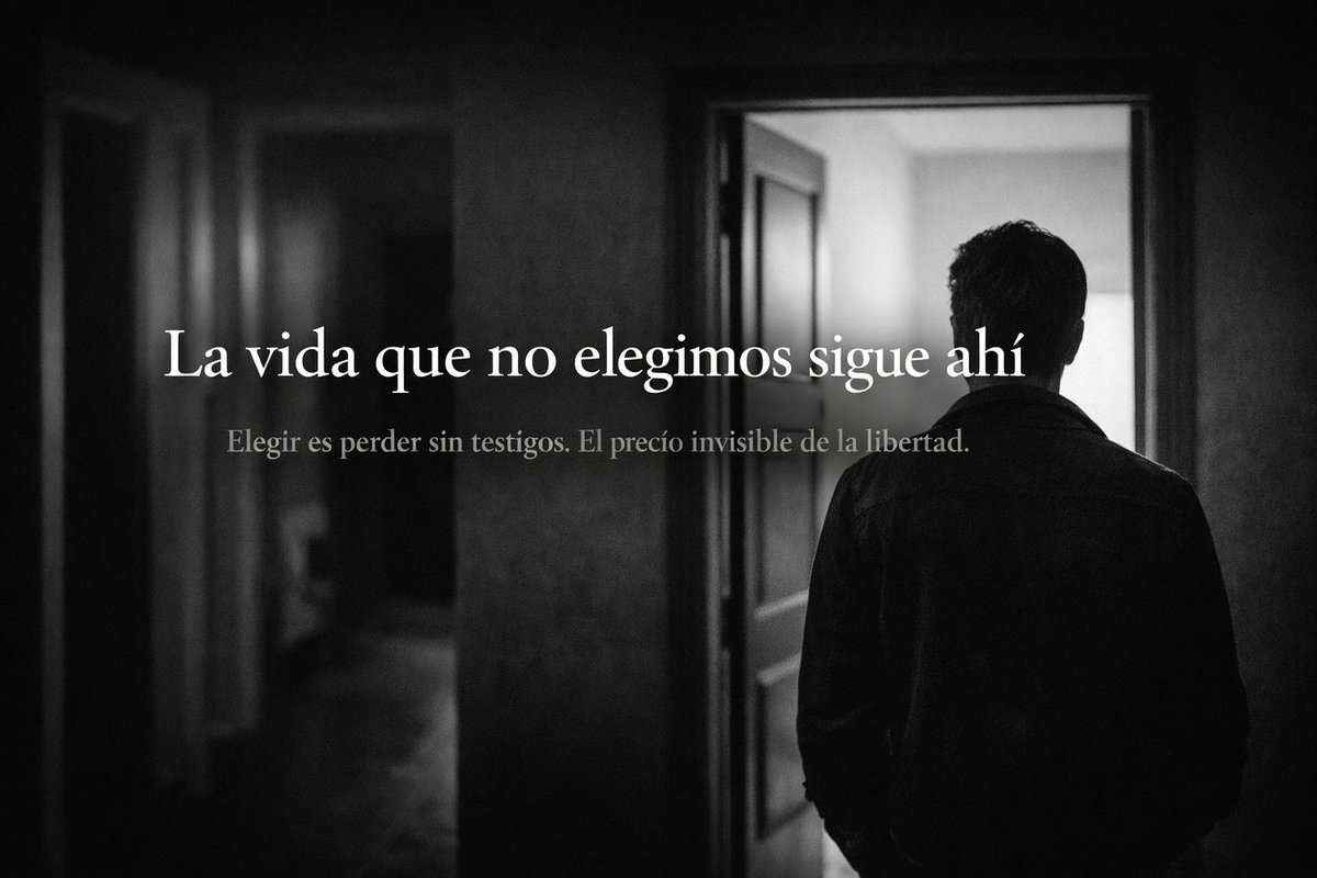 jaimescribano's tweet photo. No fue la elección lo que cerró otras vidas, sino seguir sin volver a mirarlas. Algunas no desaparecen: esperan en silencio. ¿Se las deja en paz o se vuelve, aunque ya no haya lugar?
https://t.co/aAP74R29sX https://t.co/zeRWHC3ciU
