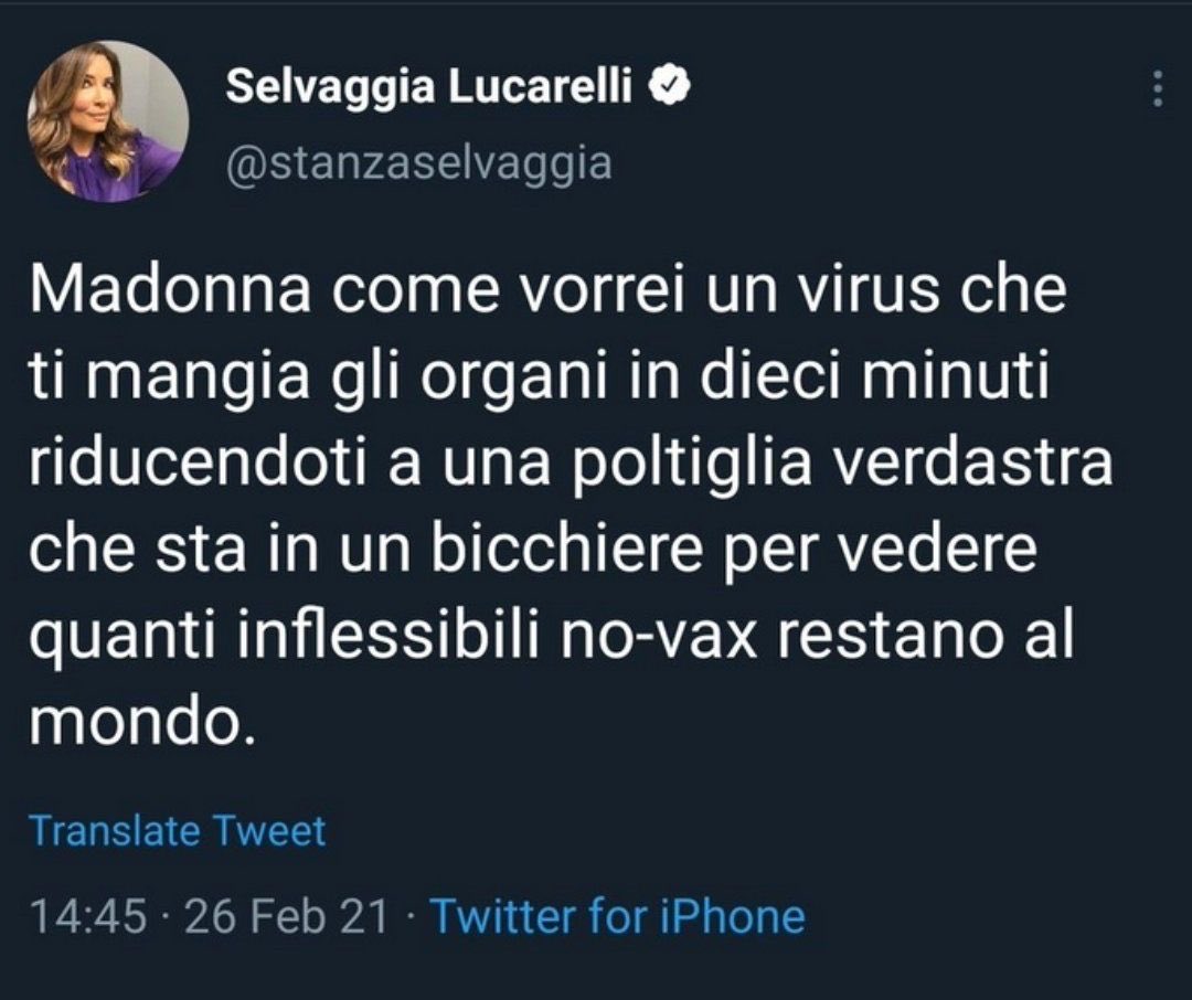 Siccome poi negano di averlo detto