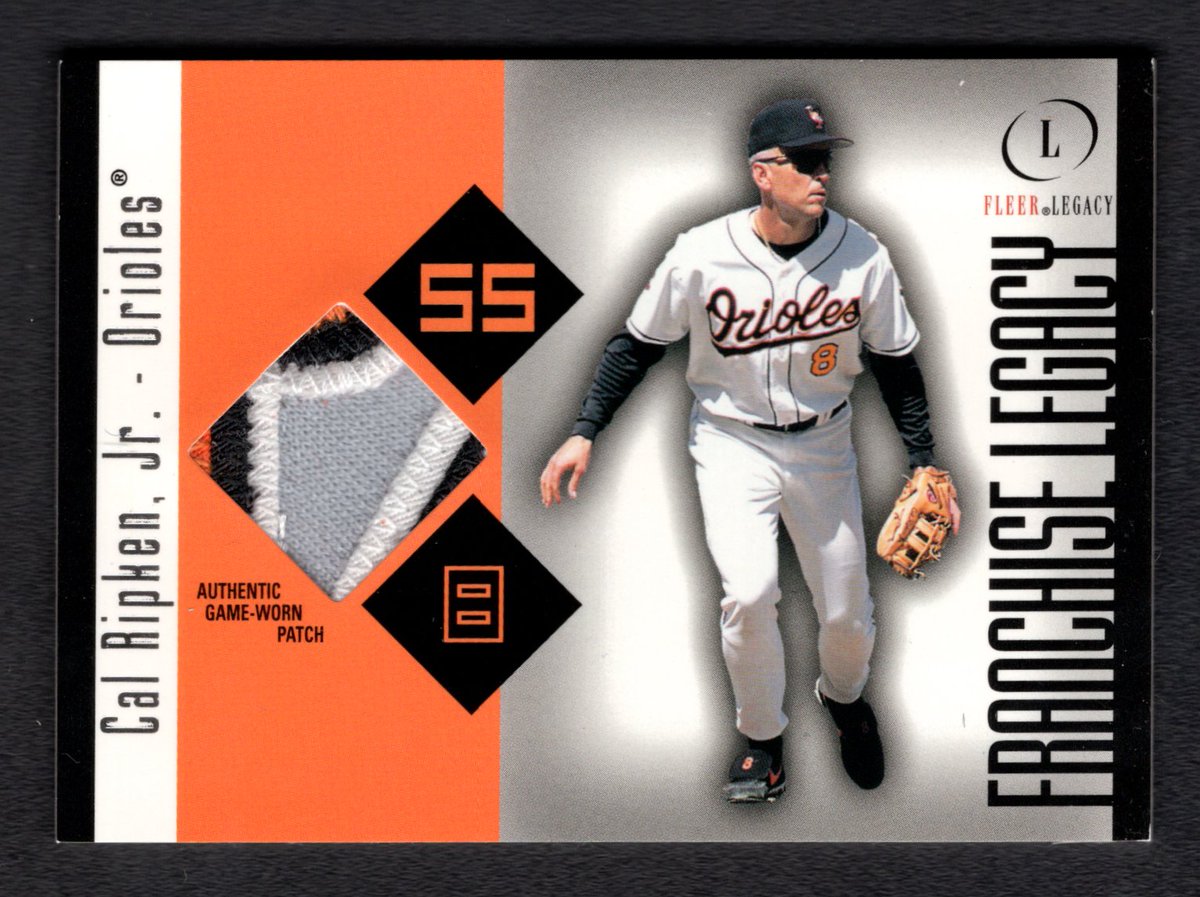 2004 Fleer Franchise Legacy Patch Cal Ripken Jr /99 $45 ️$1 PWE (1-3 ...