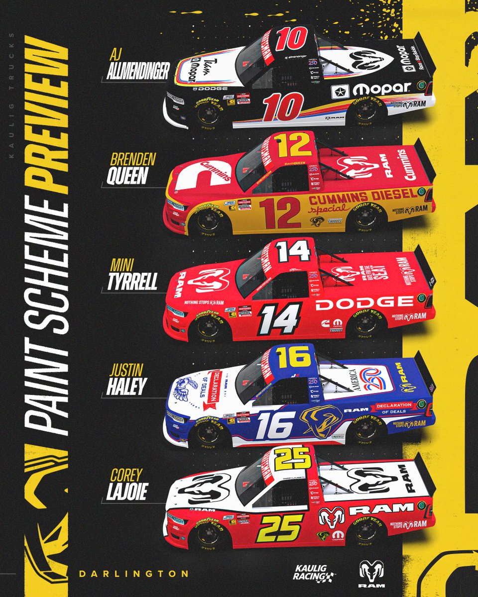 Kaulig Trucks tweet media