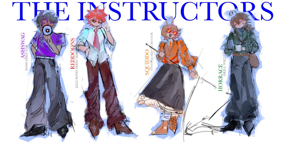 timely uu marching band au ! ˚⟡˖ ࣪ tweet media