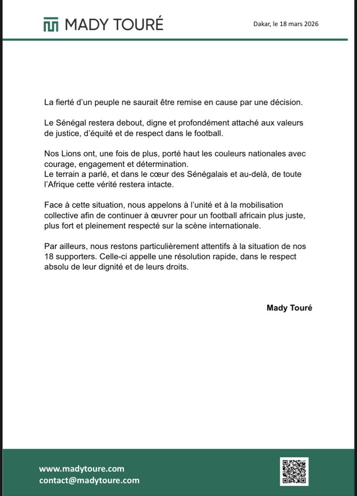 Mady Touré tweet media