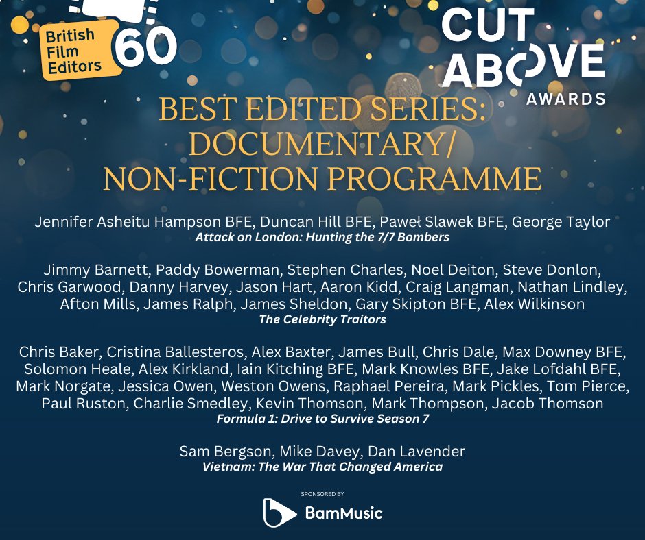 British Film Editors BFE tweet media