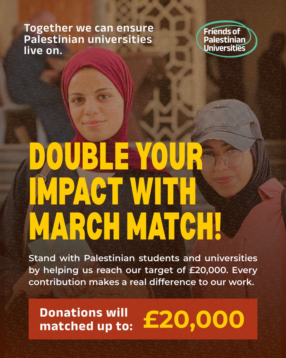 Friends of Palestinian Universities tweet media