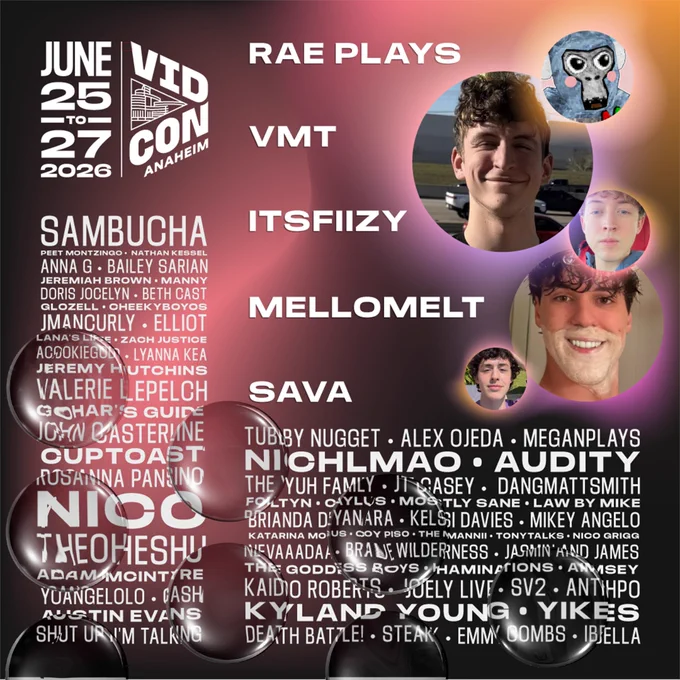 Image from VidCon (@VidCon)
