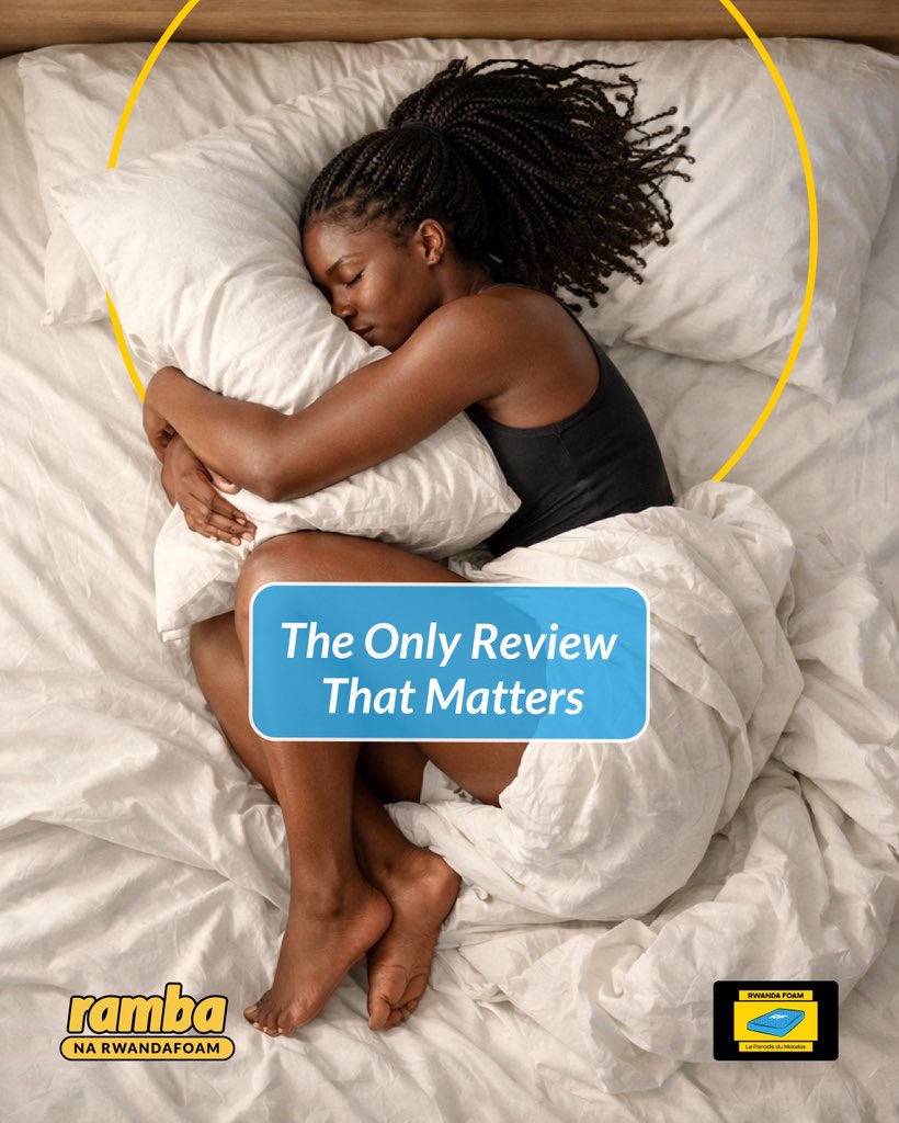 RWANDAFOAM's tweet photo. Sometimes, the best review is the one that’s the most silent 😌🛌

#matress #rambanarwandafoam https://t.co/ShtfGmVRMg