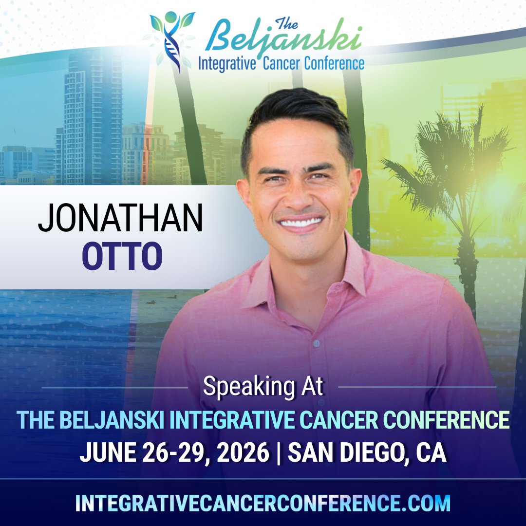 BeljanskiF's tweet image. Jonathan Otto brings a media and natural-health research lens to BICC 2026, contributing to the integrative cancer conversation through cellular health.

June 26–29 | San Diego
Free eBook + 15% off: integrativecancerconference.com/?utm_source=x&amp;amp;…

#BICC2026 #NaturalHealing #CancerConference