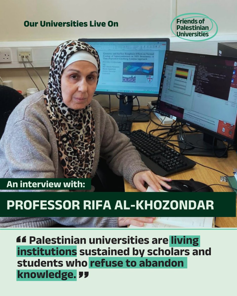 Friends of Palestinian Universities tweet media