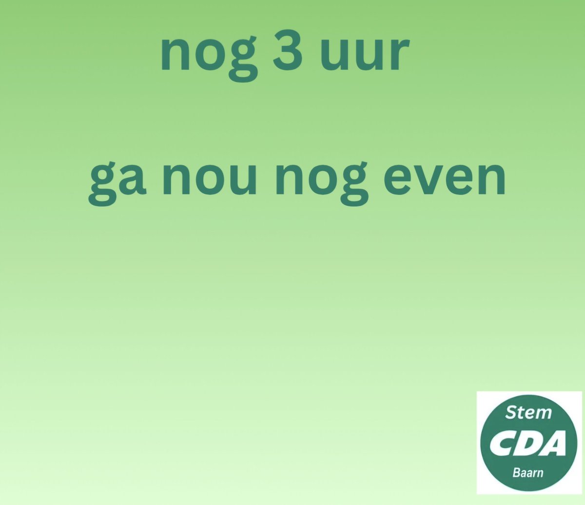 CDA Baarn tweet media