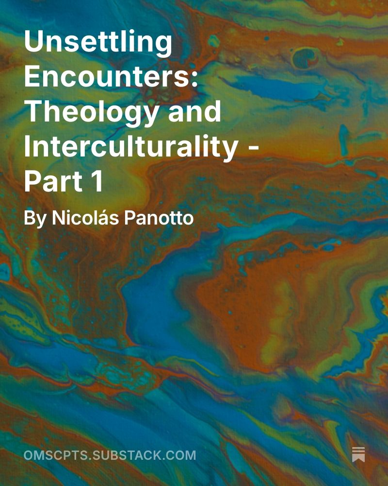 Thanks to the Overseas Ministries Study Center at Princeton Theological Seminary and "The Occasional" for publishing my article "Unsettling Encounters: Theology and Interculturality".
Here the part I:  omscpts.substack.com/p/unsettling-e…