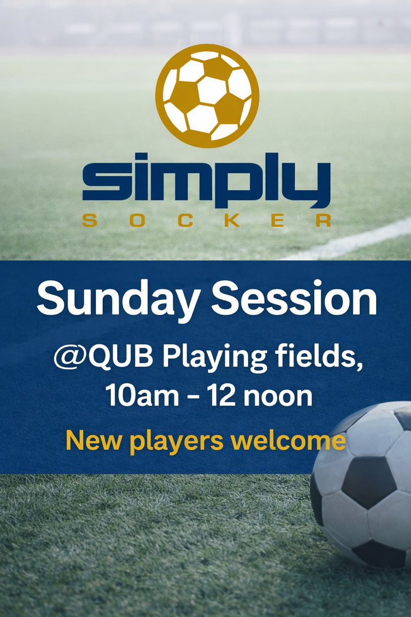 👀 👇👇

FUN sessions .. touches on the ball and have some craic 🫶⚽️

Tag someone who may be interested 🙌🙌
