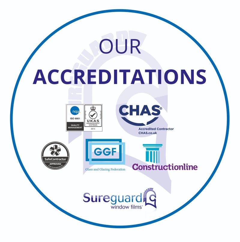 SureguardLTD's tweet photo. With over 40 years' experience and nationwide coverage, Sureguard delivers consultative Window Film solutions across the UK.  Get in touch to discuss your requirements.  
#DDACompliance 
#ManifestationGraphics 
#SureguardWindows https://t.co/BWa2Ibja8R