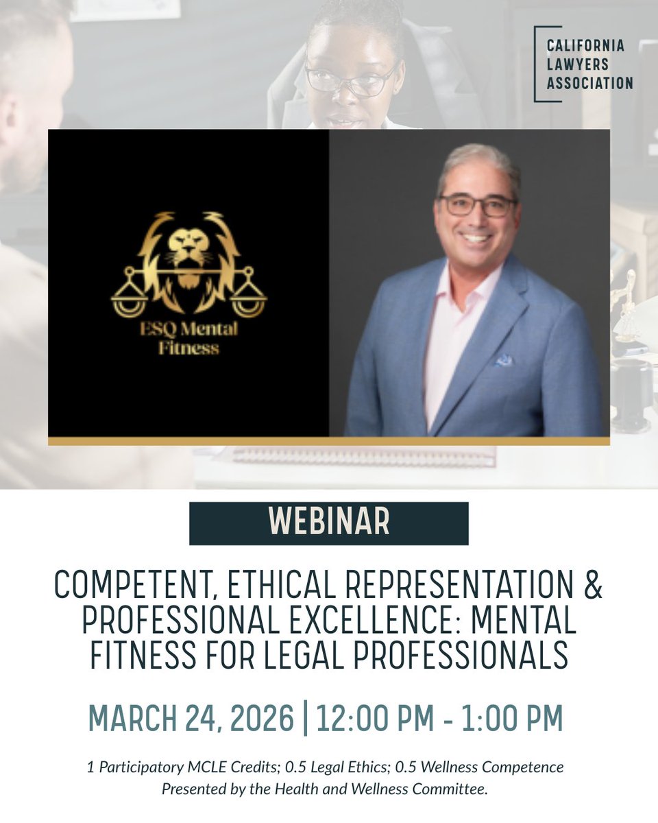 California Lawyers Association tweet media