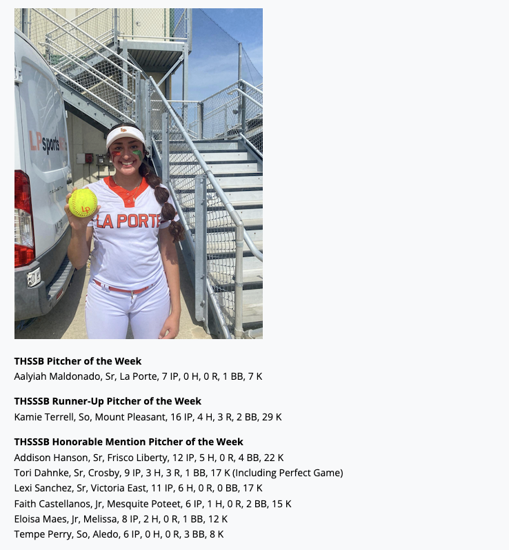 TxHSSoftball tweet media