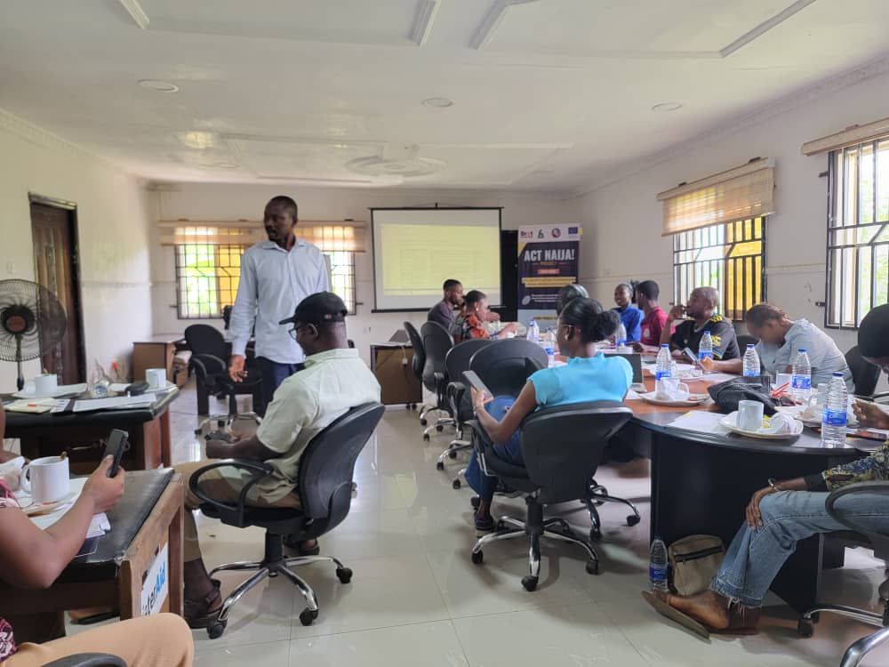 Nisd_ng's tweet photo. Today, Day 2 of the Training for the Conditional Cash Transfer (CCT) Monitoring Enumerators in Ekiti State came to an end with a tone setting for the enumerators to go to the field as they have been equipped for the task ahead.
#Actnija
#socialprotection4all https://t.co/JPEdwrx1RS