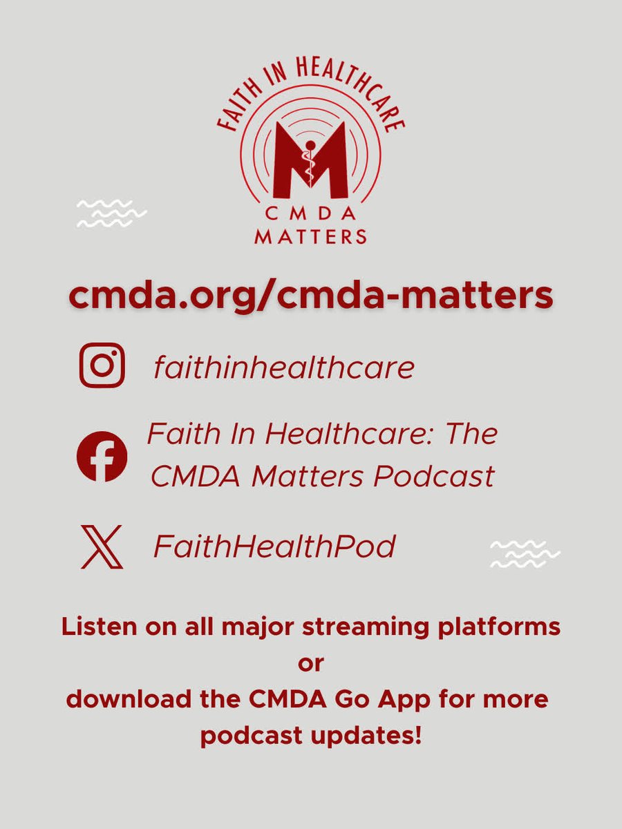 Faith In Healthcare: The CMDA Matters Podcast tweet media