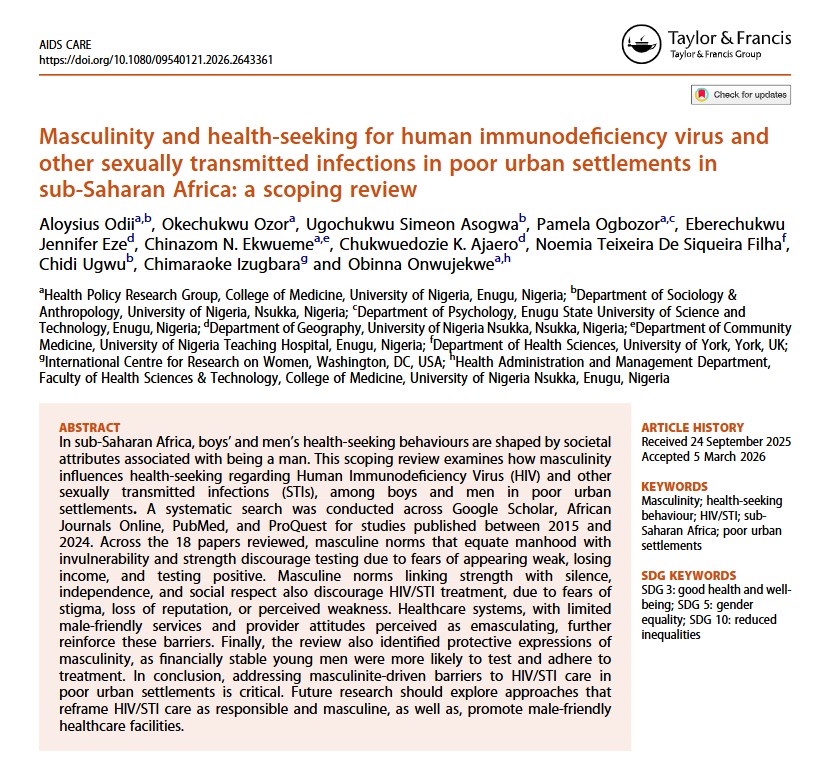 CHORUS Urban Health tweet media