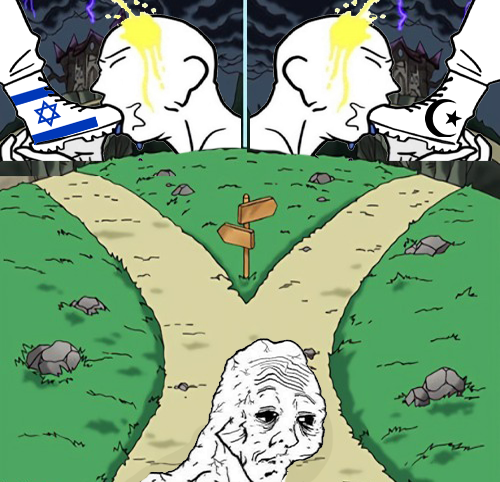 Stell dir vor du bist Normie und das sind die beiden gesellschaftlich akzeptierten Positionen