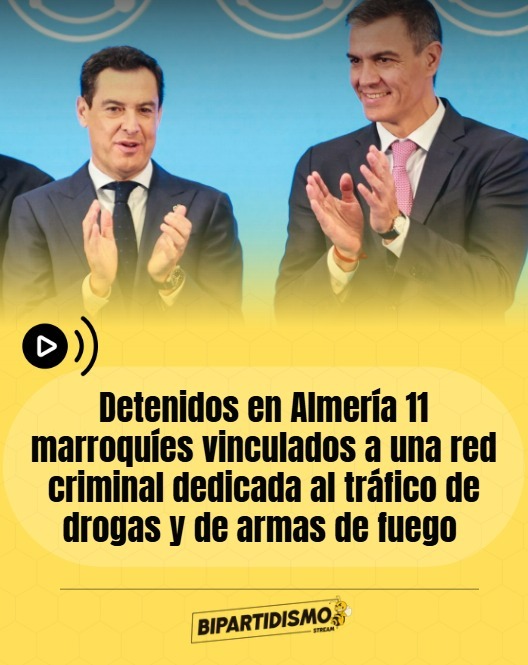 🔴 Detenidos en Almería 11 marroquíes vinculados a una red criminal dedicada al tráfico de drogas y de armas de fuego .

gaceta.es/espana/detenid…